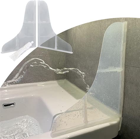 shower drip guard|Shower Splash Guard